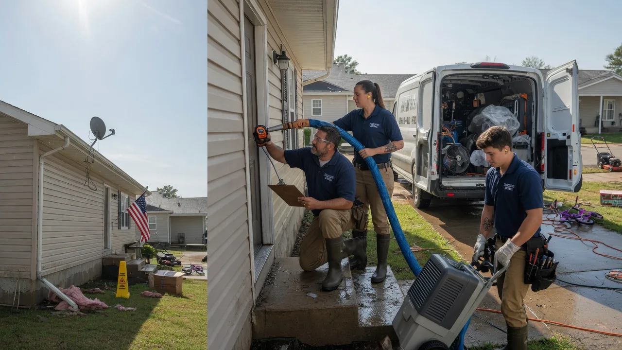 Ceiling Water Damage Restoration in Fairfield, AL near me